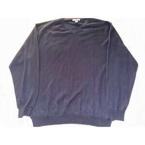 LINEA UOMO BLUE VNECK SWEATER XXL